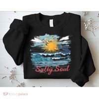 Salty Soul Beach And Sun Summer Vacay Sweatshirt thumb 2