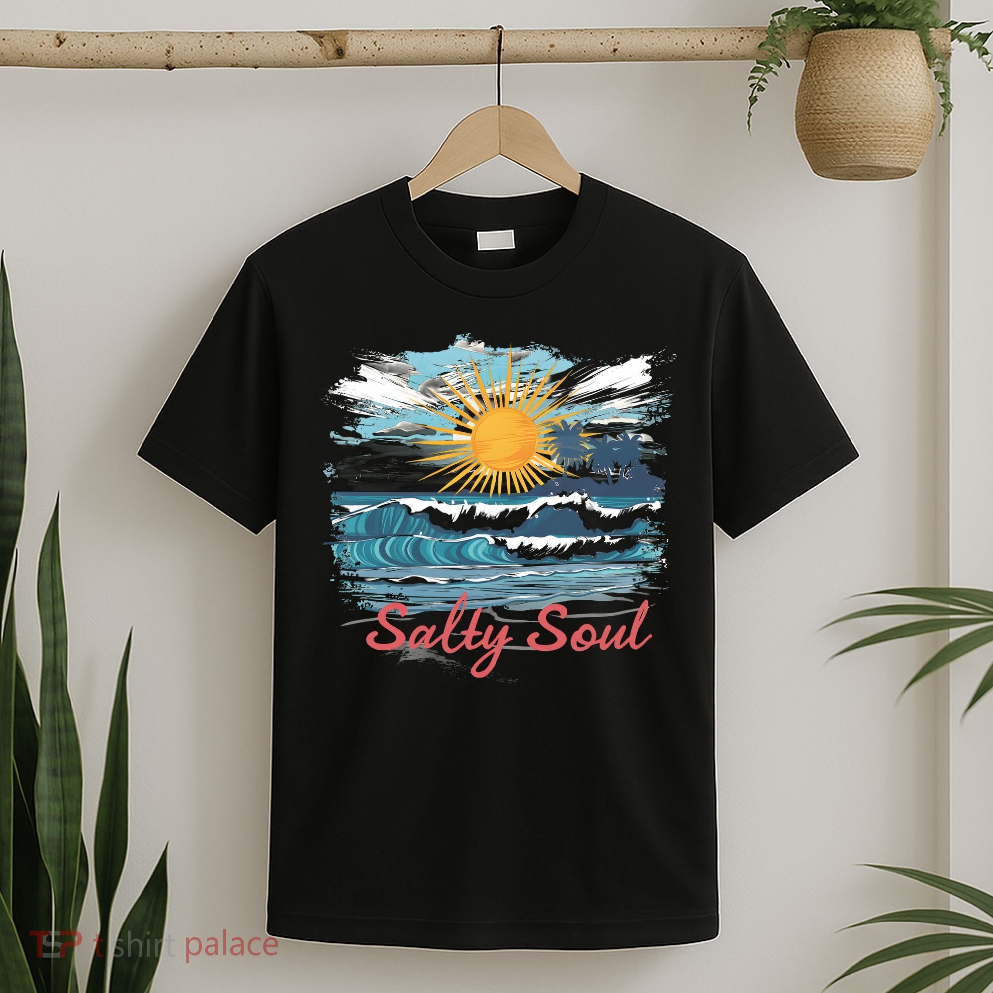Salty Soul Beach And Sun Summer Vacay T-Shirt