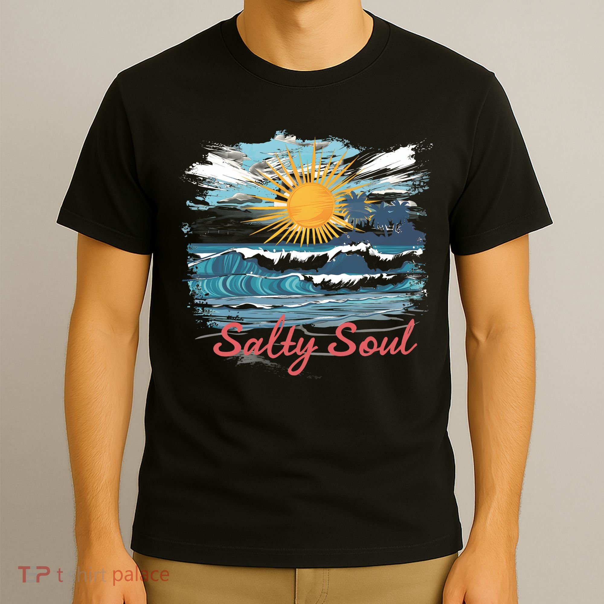 Salty Soul Beach And Sun Summer Vacay T-Shirt