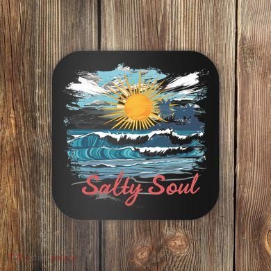 Salty Soul Beach And Sun Summer Vacay Coaster