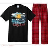 Salty Soul Beach And Sun Summer Vacay Pajama Set thumb 0