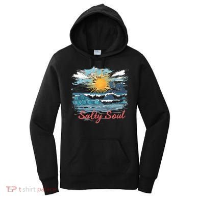 Salty Soul Beach And Sun Summer Vacay Women's Hoodie