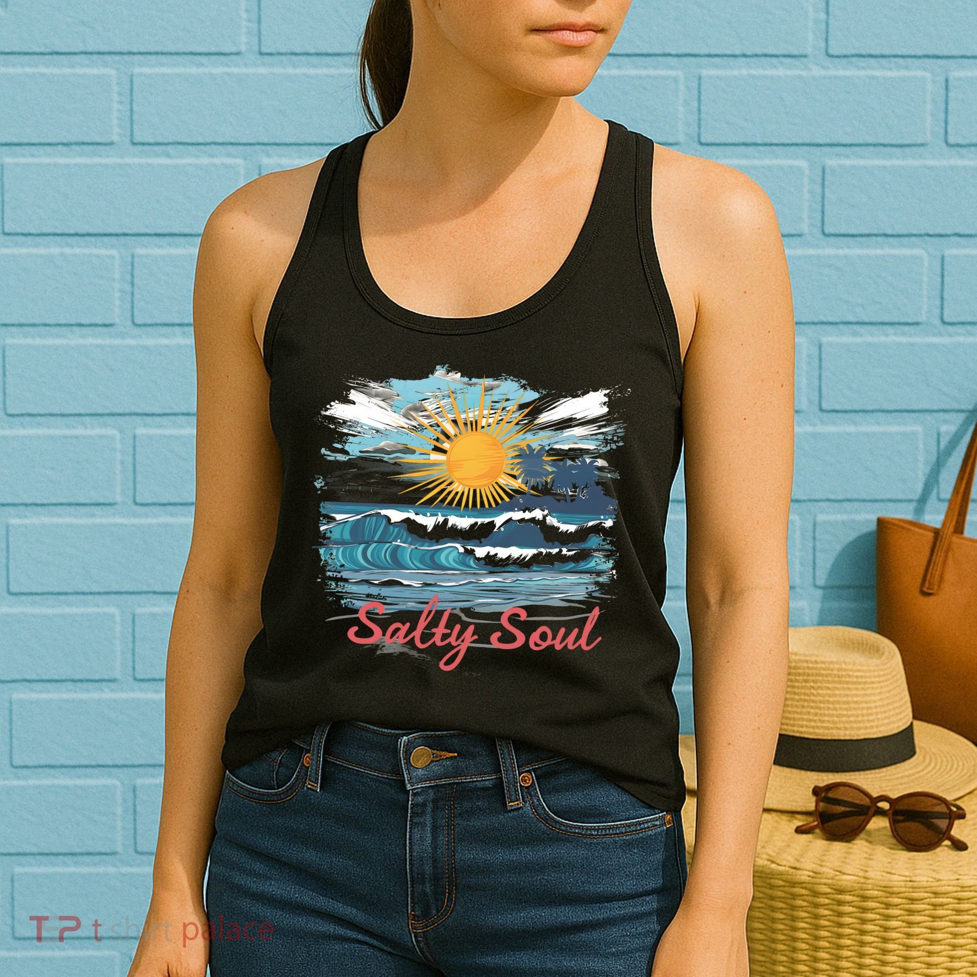 Salty Soul Beach And Sun Summer Vacay Women's Tank Top