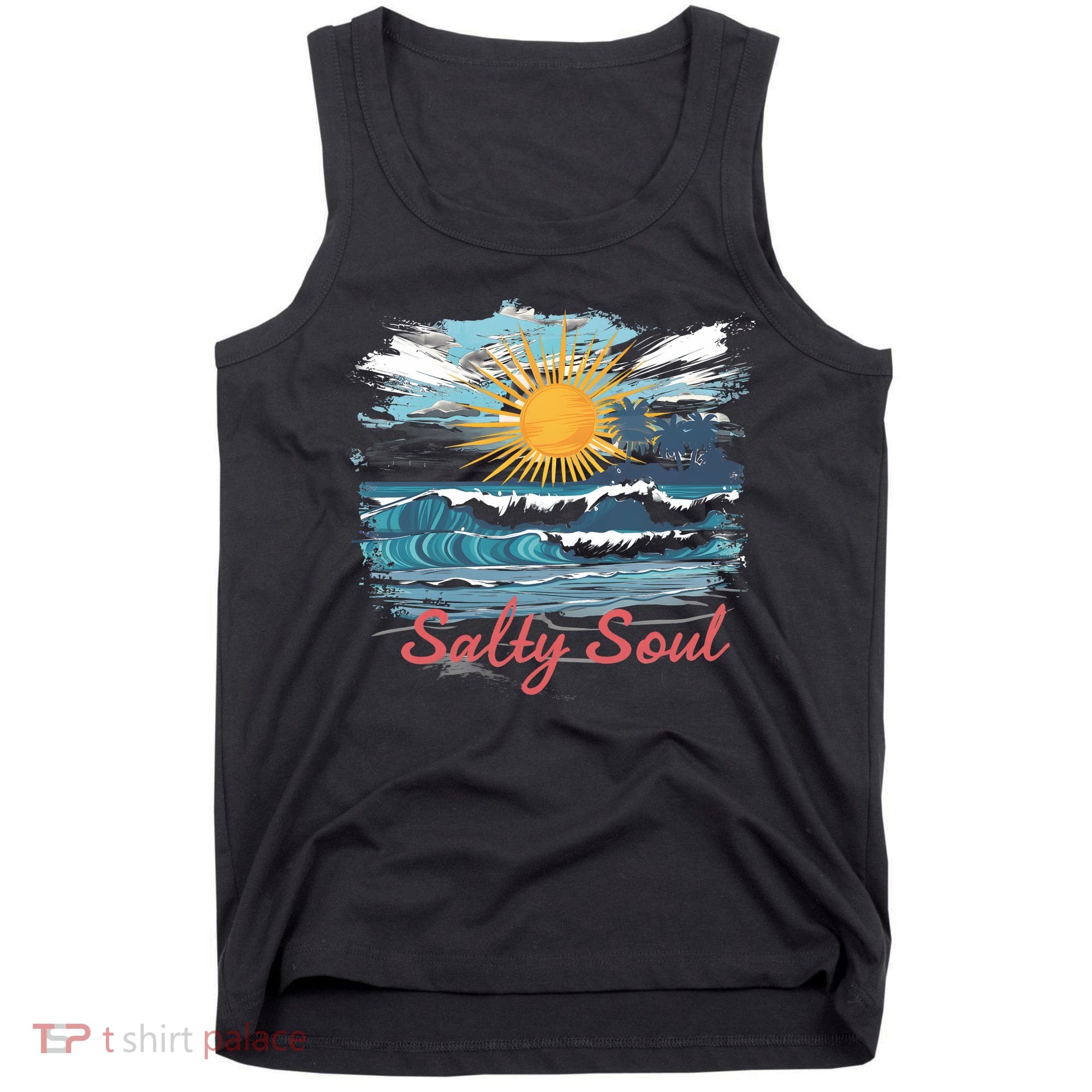 Salty Soul Beach And Sun Summer Vacay Tank Top