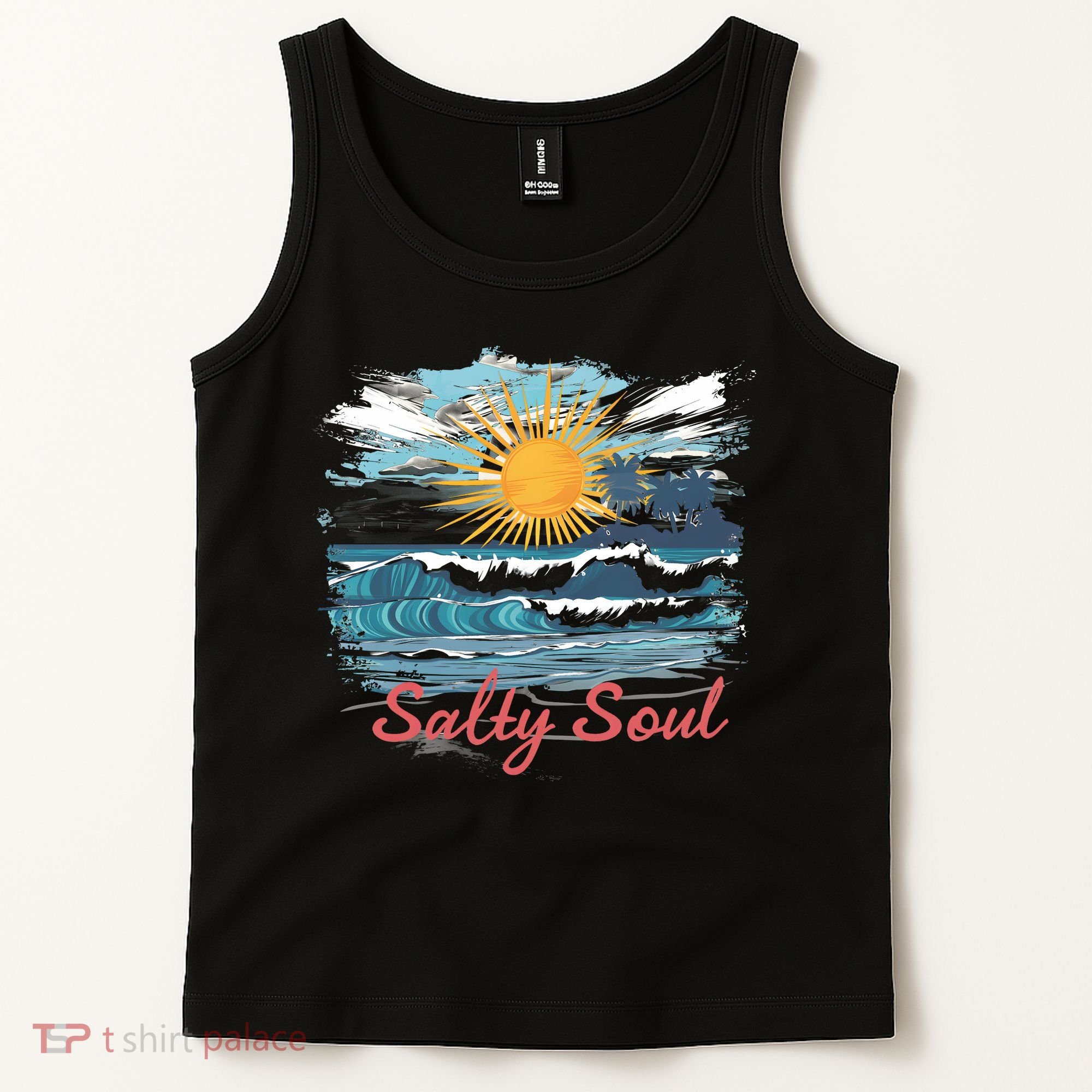 Salty Soul Beach And Sun Summer Vacay Tank Top