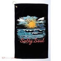 Salty Soul Beach And Sun Summer Vacay Golf Towel thumb 0