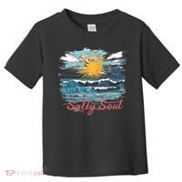 Salty Soul Beach And Sun Summer Vacay Toddler T-Shirt thumb 0