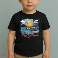 Salty Soul Beach And Sun Summer Vacay Toddler T-Shirt thumb 2