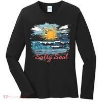Salty Soul Beach And Sun Summer Vacay Women's Long Sleeve Shirt thumb 0