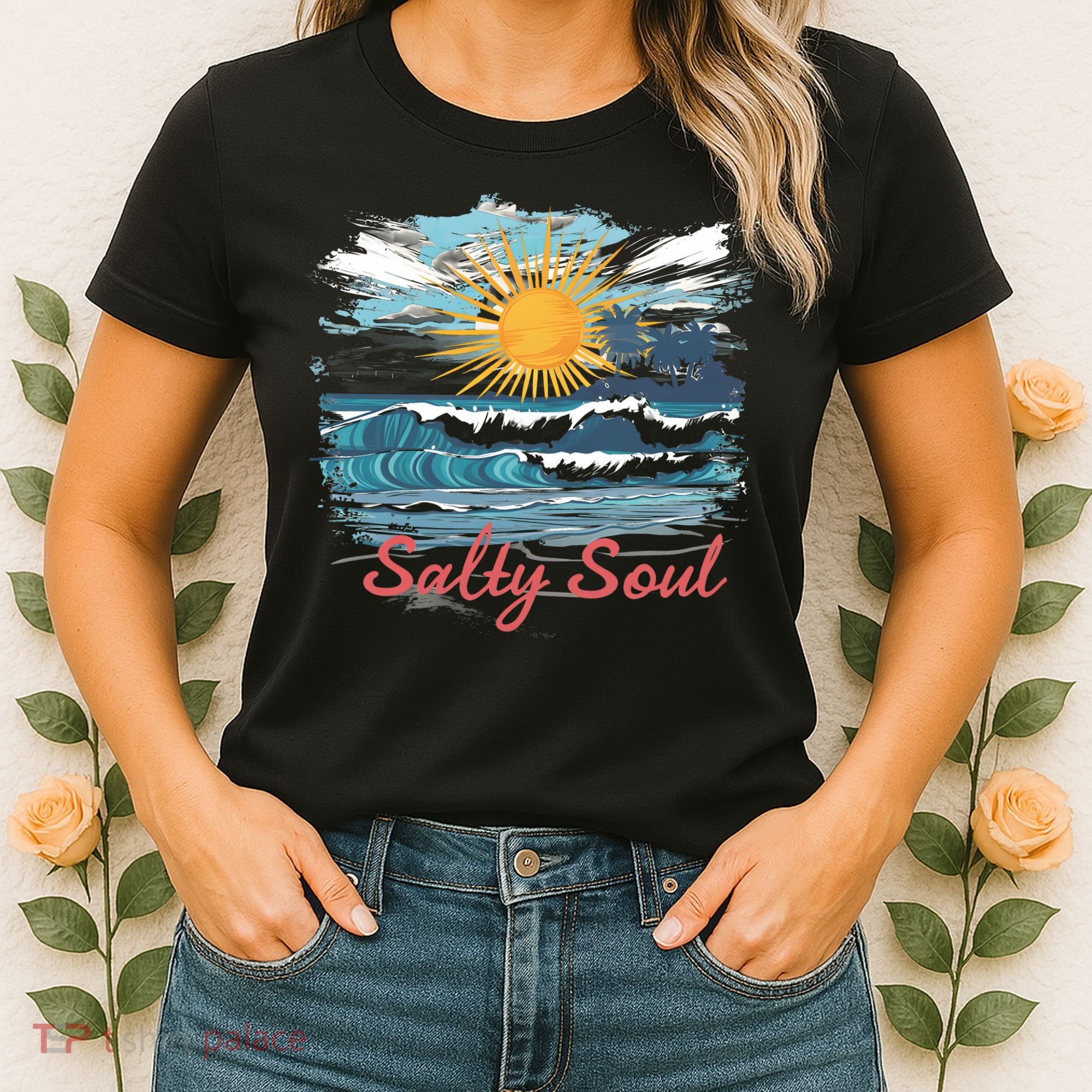 Salty Soul Beach And Sun Summer Vacay Women's T-Shirt