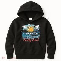 Salty Soul Beach And Sun Summer Vacay Kids Hoodie thumb 0