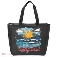 Salty Soul Beach And Sun Summer Vacay Tote Bag thumb 0