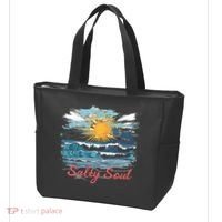 Salty Soul Beach And Sun Summer Vacay Tote Bag thumb 3