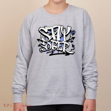 Stay Sober Blue Resolve Women's Sweatshirt