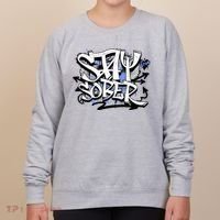 Stay Sober Blue Resolve Women's Sweatshirt thumb 0