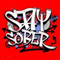 Stay Sober Blue Resolve Santa Hat thumb 1