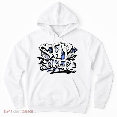 Stay Sober Blue Resolve Hoodie