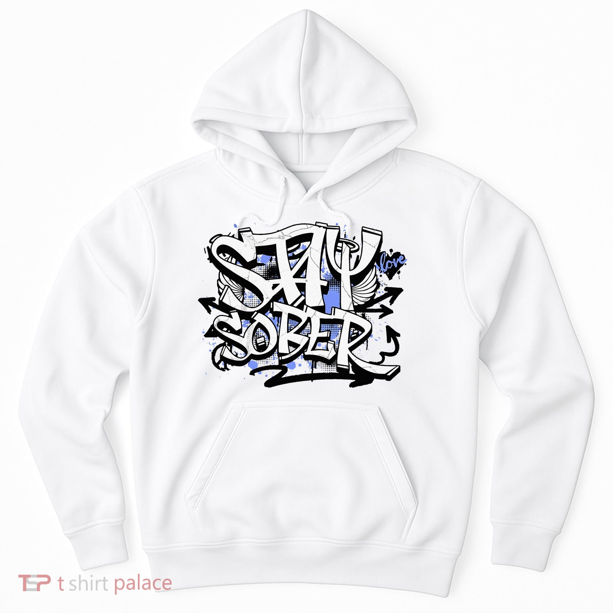 Stay Sober Blue Resolve Hoodie