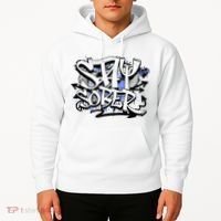 Stay Sober Blue Resolve Hoodie thumb 2