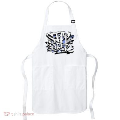Stay Sober Blue Resolve Apron