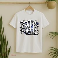 Stay Sober Blue Resolve T-Shirt thumb 2