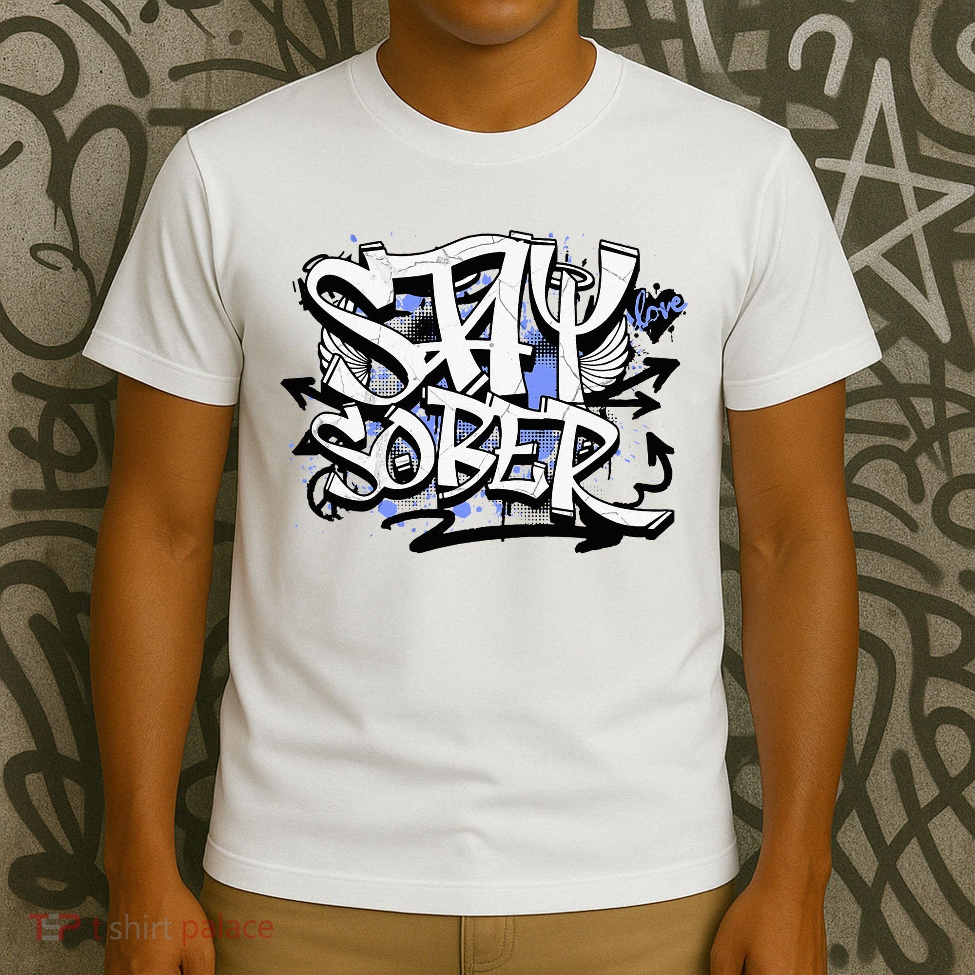 Stay Sober Blue Resolve T-Shirt