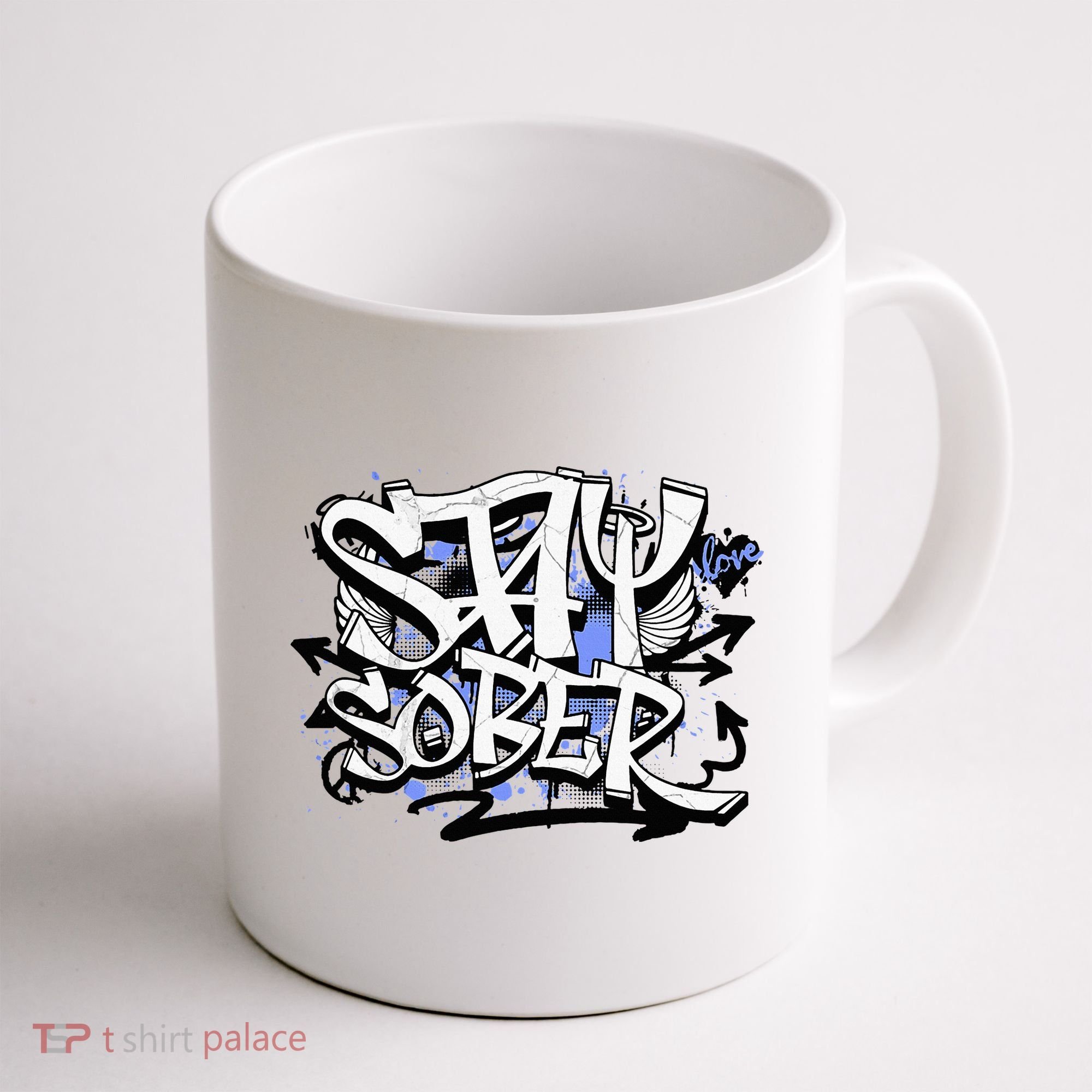 Stay Sober Blue Resolve Coffee Mug