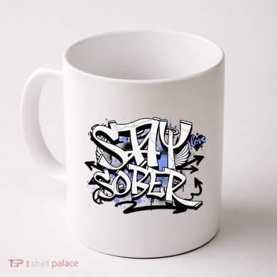 Stay Sober Blue Resolve Coffee Mug