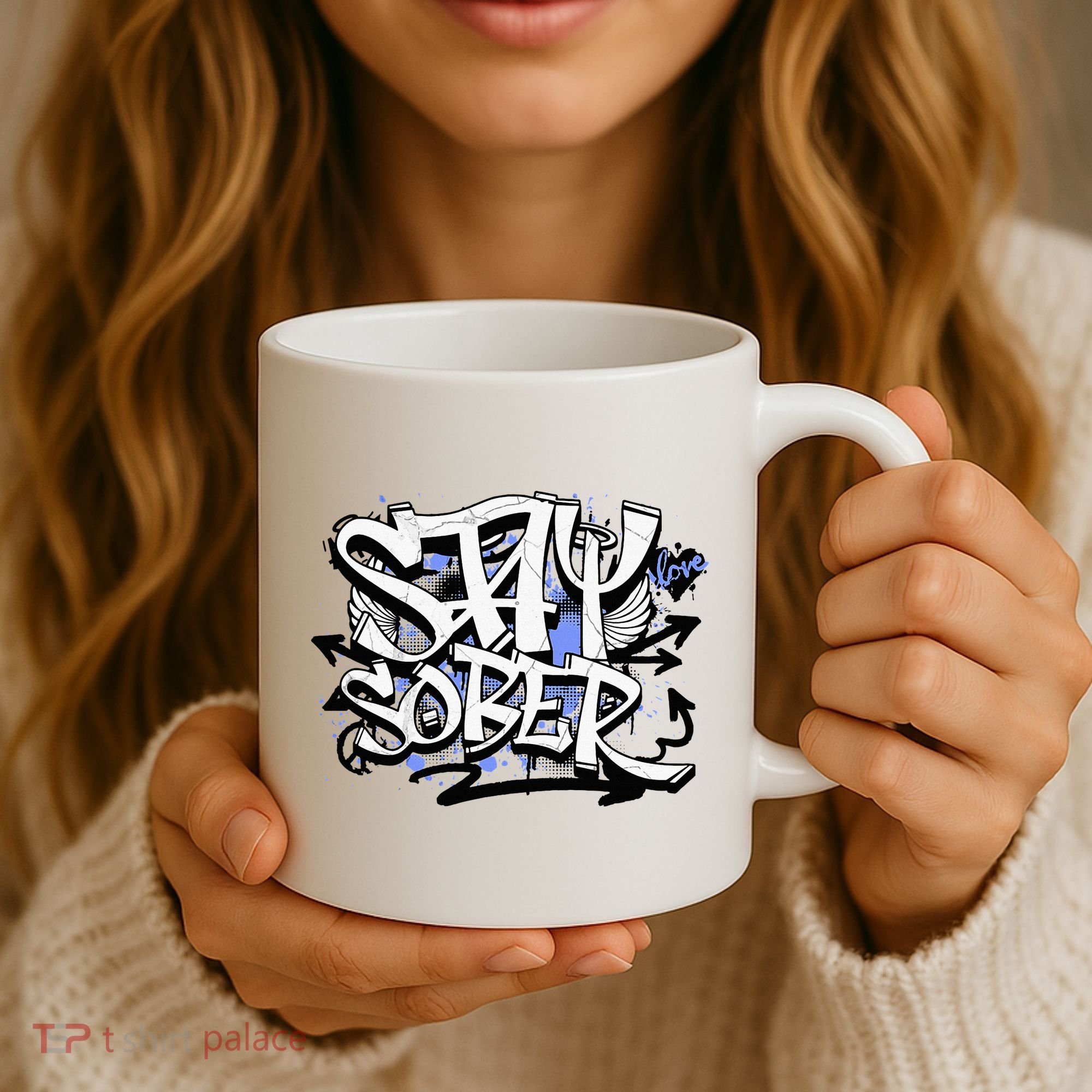 Stay Sober Blue Resolve Coffee Mug