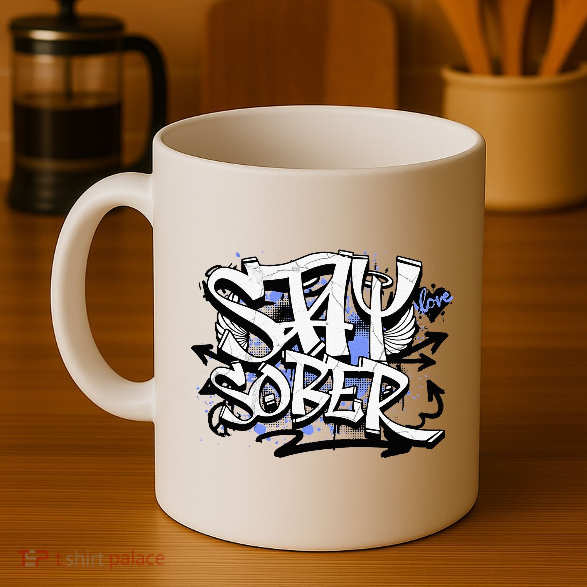 Stay Sober Blue Resolve Coffee Mug