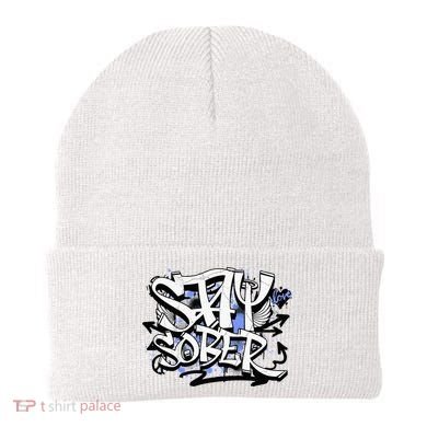 Stay Sober Blue Resolve Beanie