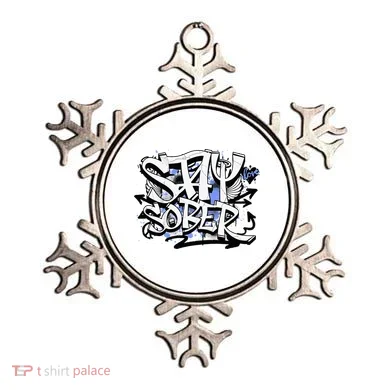 Stay Sober Blue Resolve Ornament
