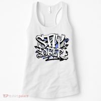 Stay Sober Blue Resolve Women's Tank Top thumb 0