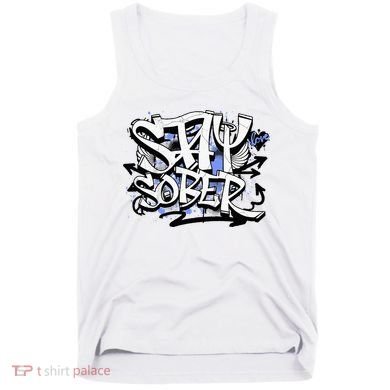Stay Sober Blue Resolve Tank Top
