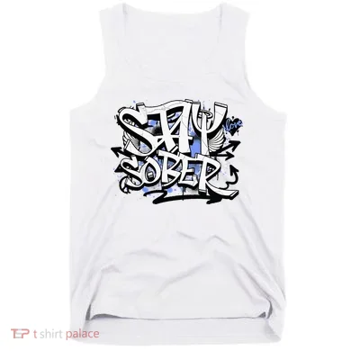 Stay Sober Blue Resolve Tank Top
