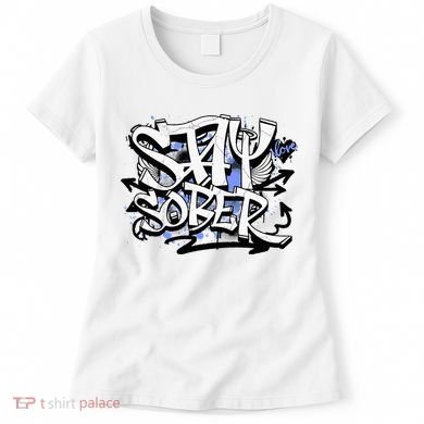 Stay Sober Blue Resolve Women's T-Shirt