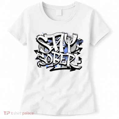 Stay Sober Blue Resolve Women's T-Shirt