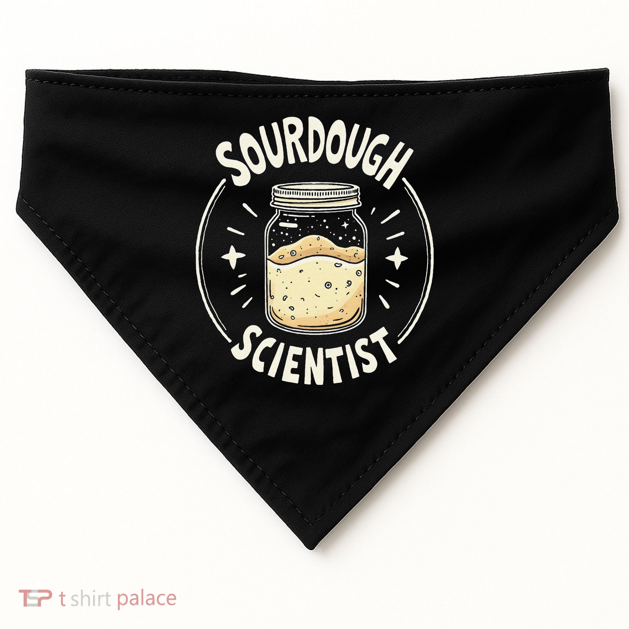 Sourdough Scientist Bread Baking Bakers USA-Made Doggie Bandana
