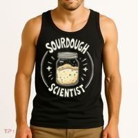 Sourdough Scientist Bread Baking Bakers Tank Top thumb 3
