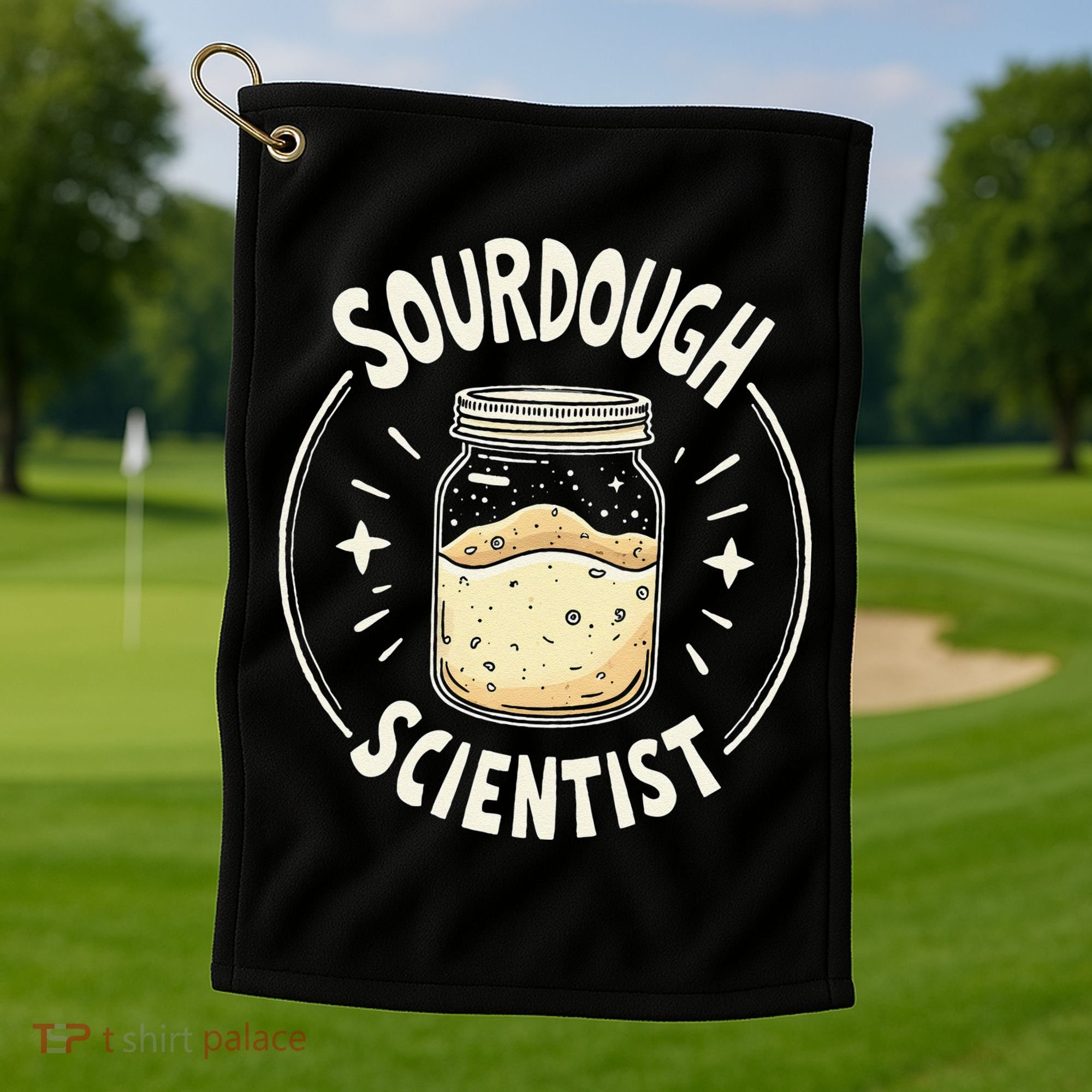 Sourdough Scientist Bread Baking Bakers Golf Towel