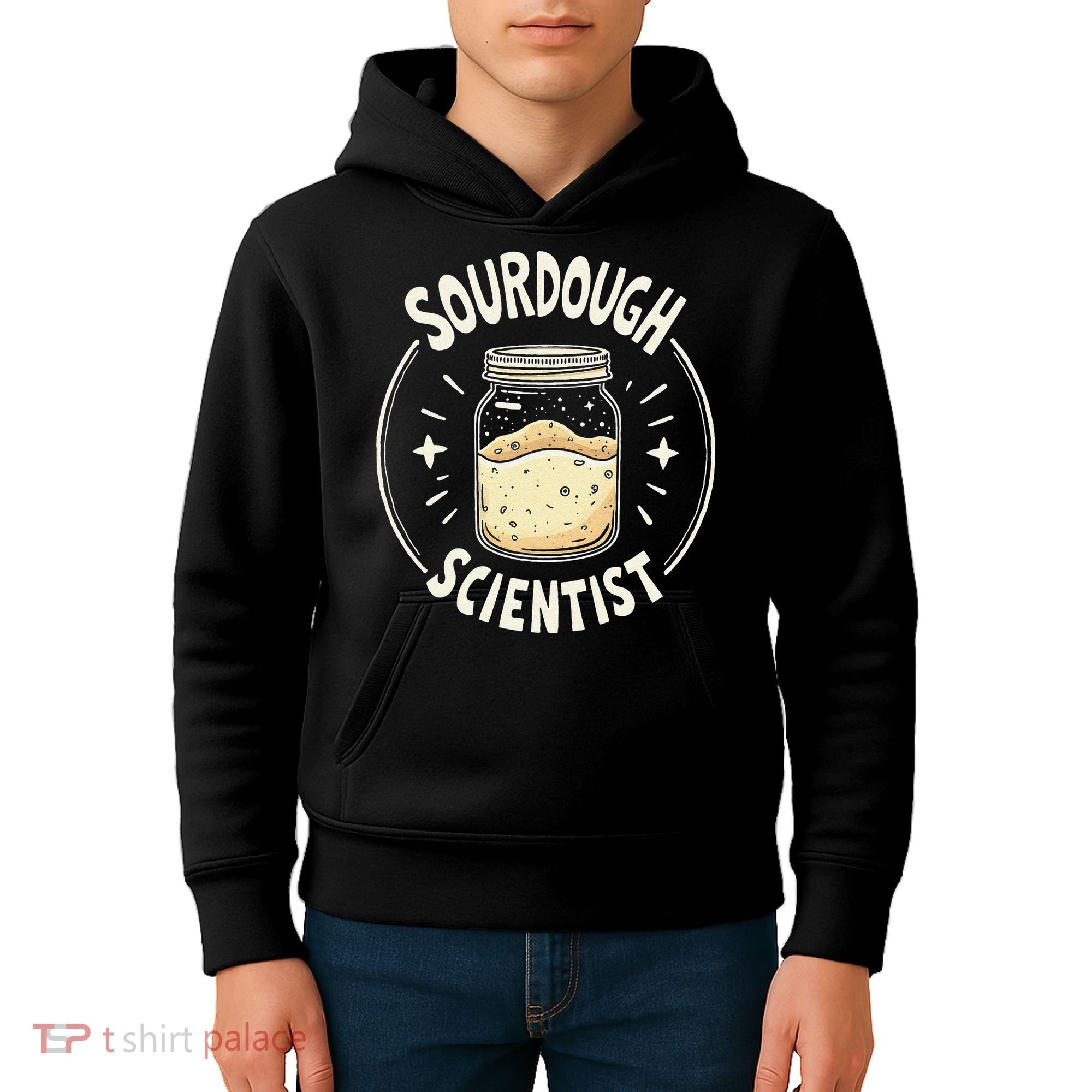 Sourdough Scientist Bread Baking Bakers Kids Hoodie