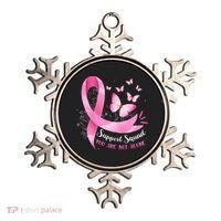 Support Squad Breast Cancer Awareness Pink Ribbon Butterfly Ornament thumb 0