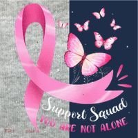 Support Squad Breast Cancer Awareness Pink Ribbon Butterfly Kids Colorblock Raglan Jersey thumb 2