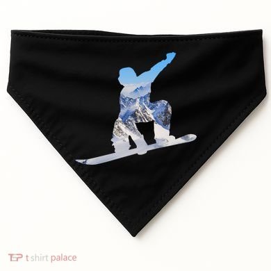 Snow Ski Boarding Sport USA-Made Doggie Bandana