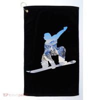 Snow Ski Boarding Sport Golf Towel thumb 0