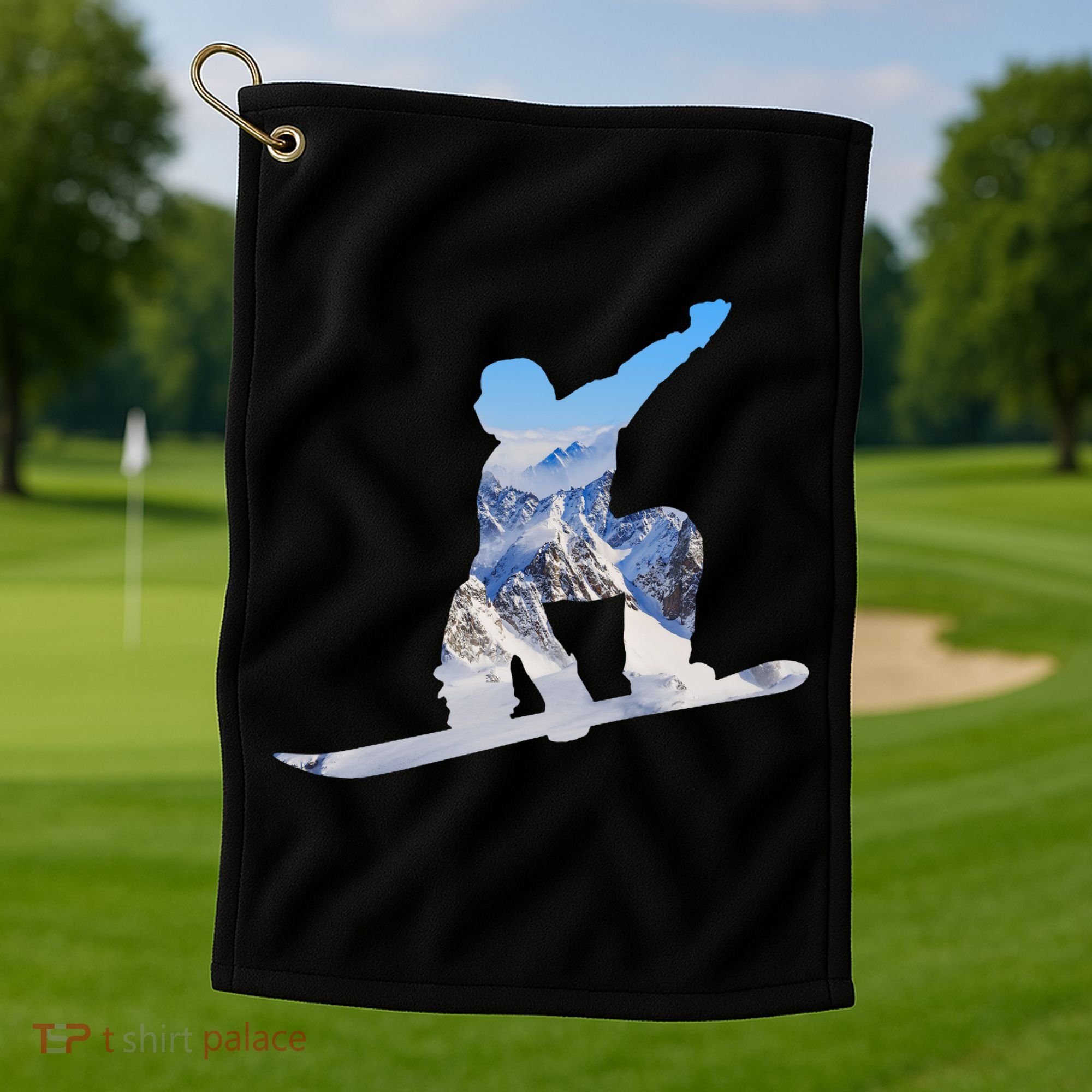 Snow Ski Boarding Sport Golf Towel