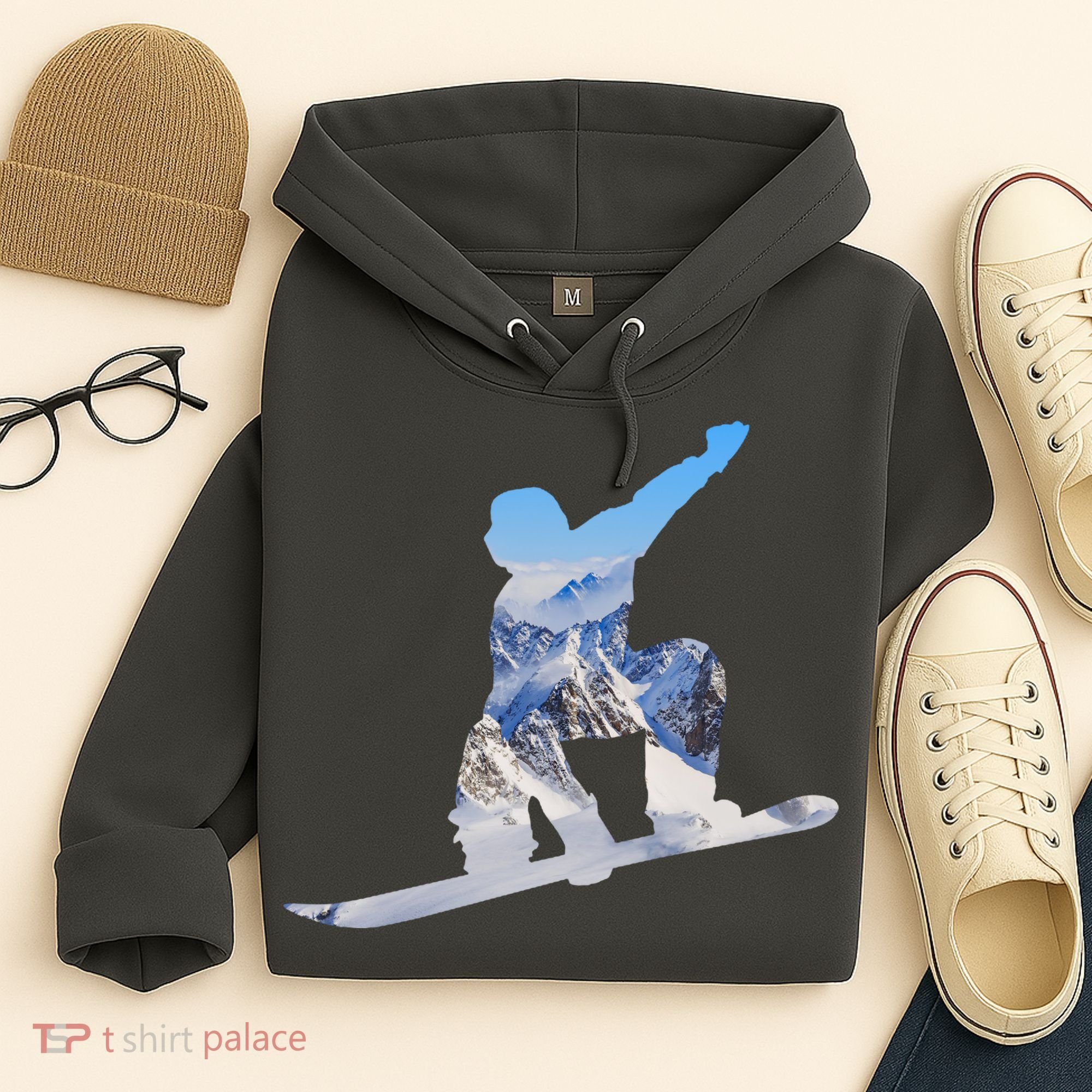 Snow Ski Boarding Sport Hoodie