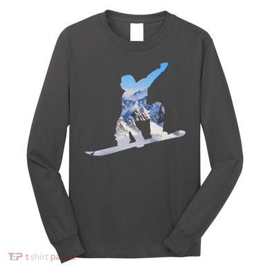 Snow Ski Boarding Sport Long Sleeve Shirt