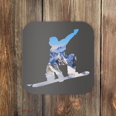 Snow Ski Boarding Sport Coaster