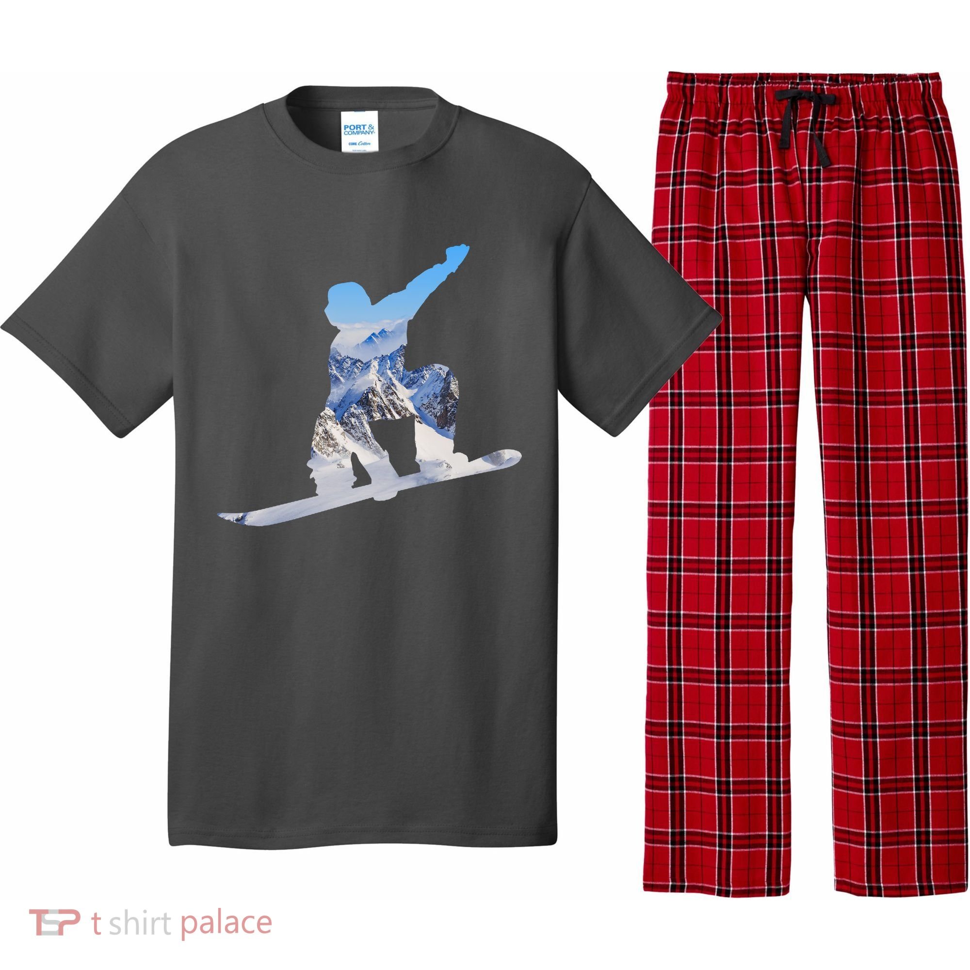 Snow Ski Boarding Sport Pajama Set